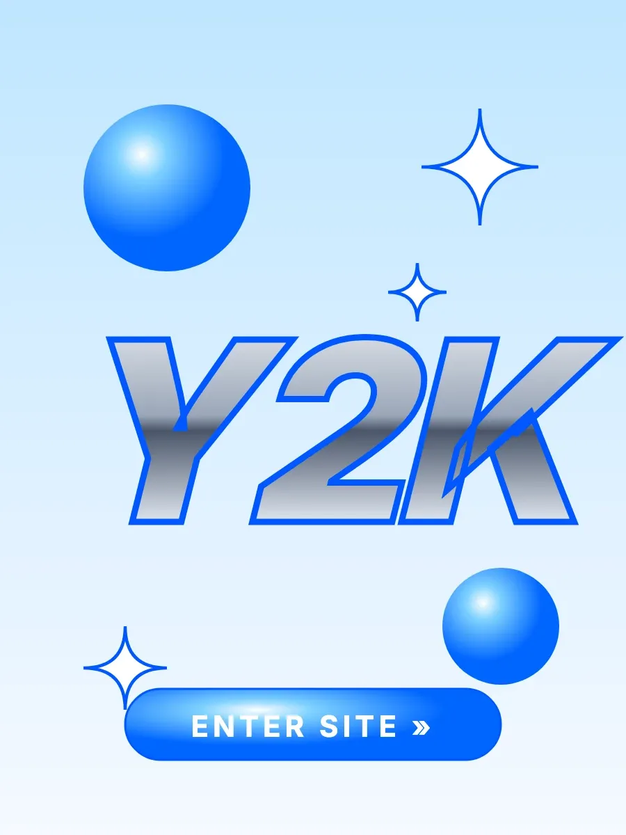 千禧风 Y2K风格海报