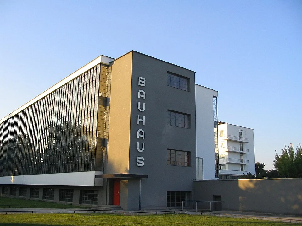 Bauhaus Dessau building designed by Walter Gropius