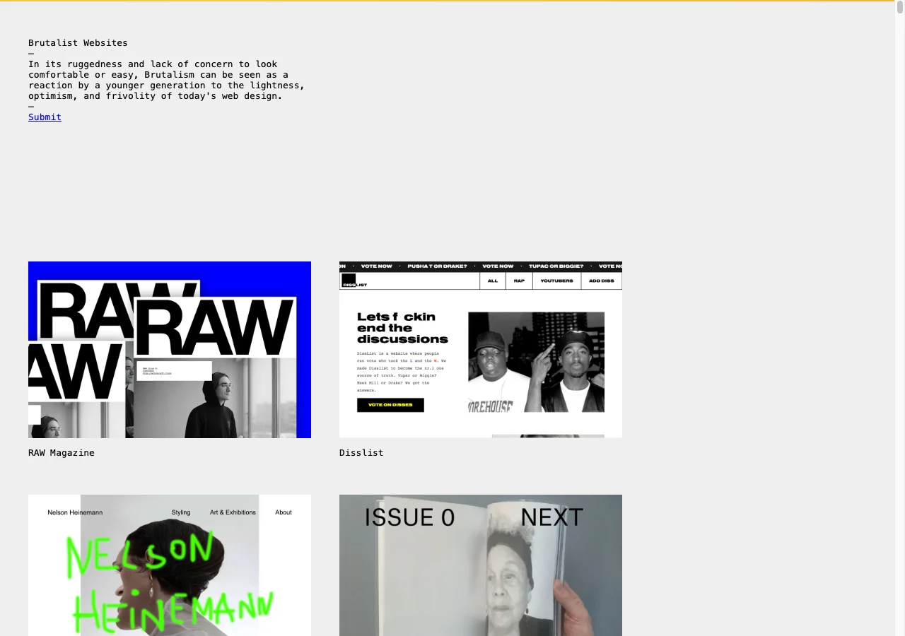 Pascal Deville，Brutalist Websites 真实档案网站，2026-10-14 截图