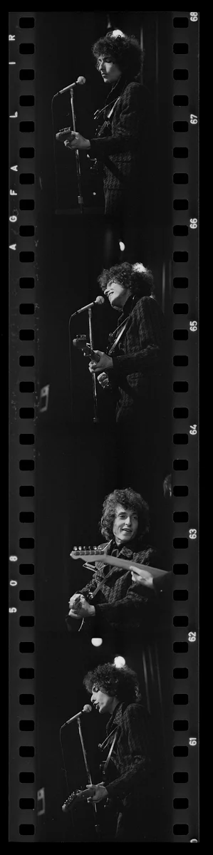 Bob Dylan im Olympia, Paris, 1966, nicht beim Mailänder Treffen